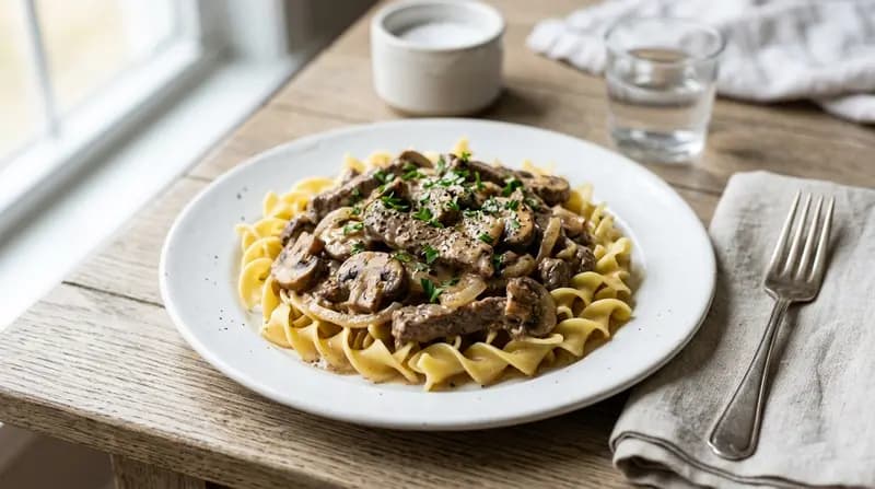Manzo alla Stroganoff