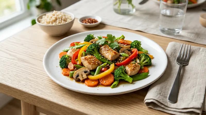 Pollo saltato con verdure (Chicken Stir Fry)