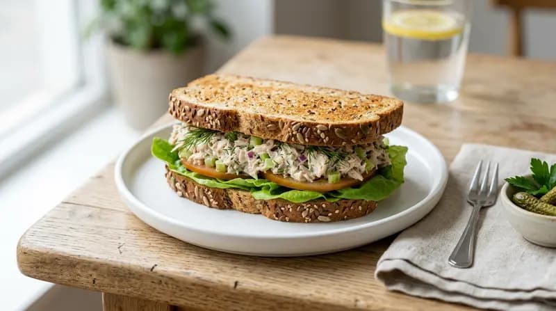 Sandwich con insalata di tonno