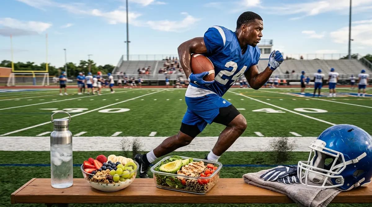 Suivi des calories pour le football américain
