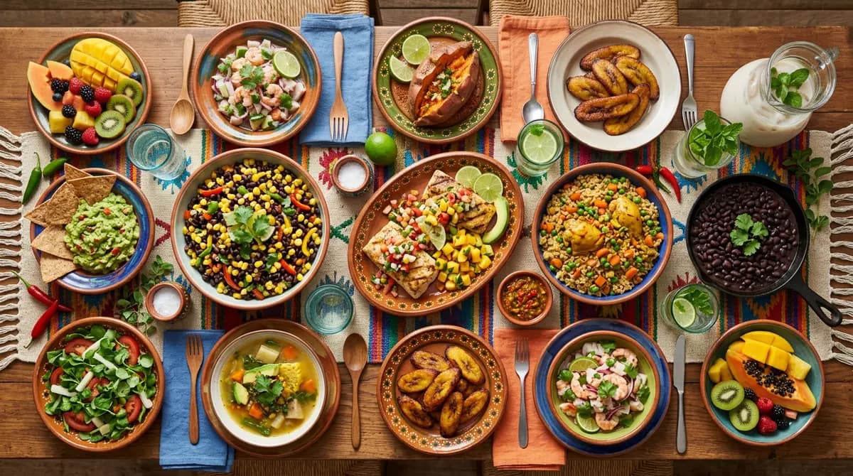 Suivi des calories pour le régime latino-américain