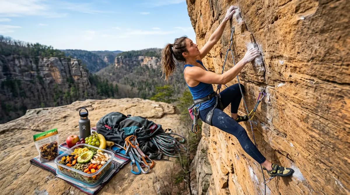 Suivi des calories pour l'escalade