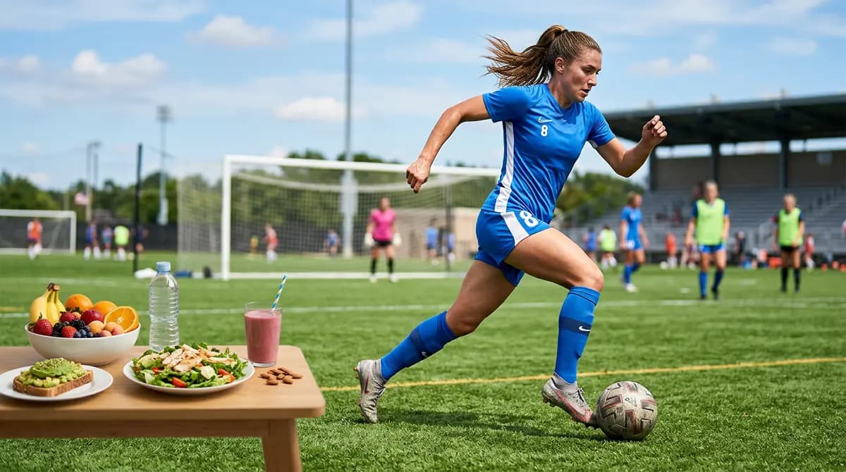 Suivi des calories pour les joueurs de football