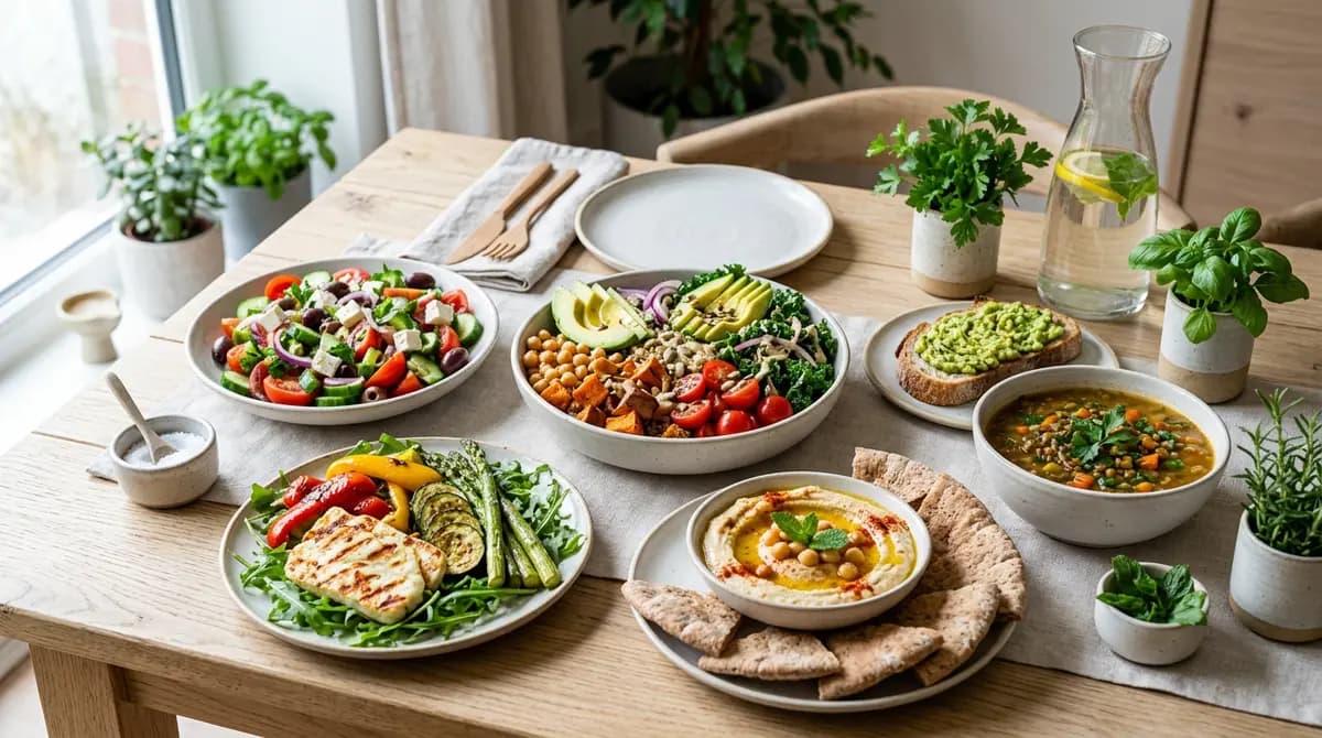 Suivi des calories pour le régime végétarien