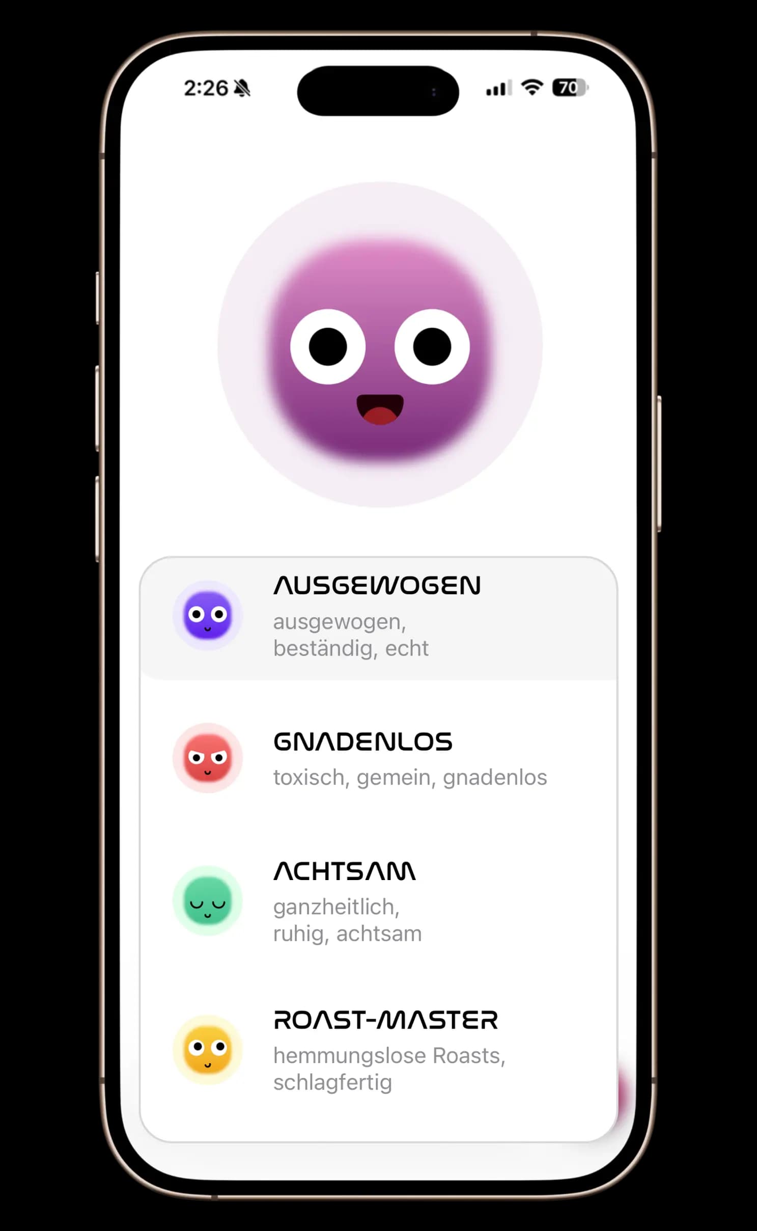 Sprachinterface des Ernährungscoachs für personalisierte Ernährungsberatung