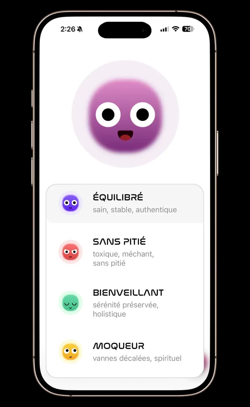 GAYA — Coach vocal IA privé en tête-à-tête qui examine vos données et donne des commentaires personnalisés. Aucun partage public requis.