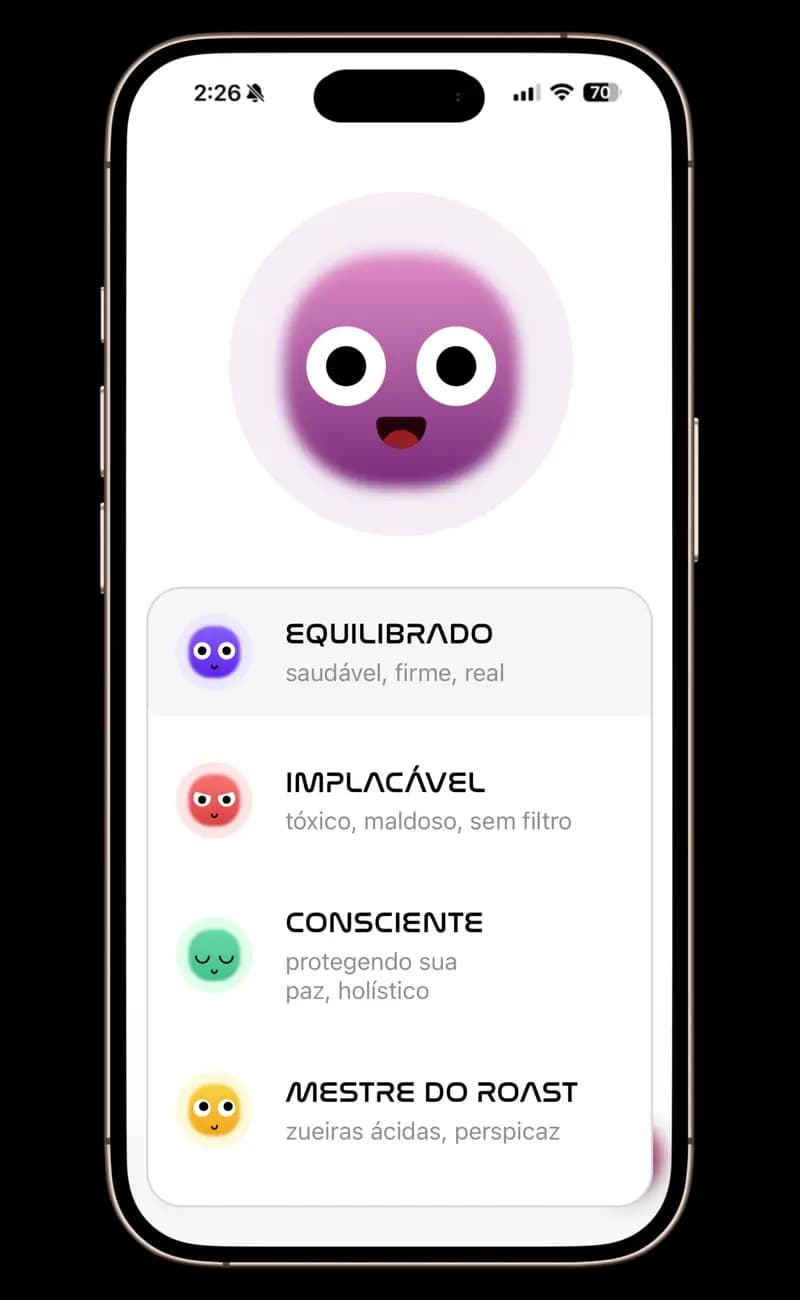 GAYA — Coach de voz de IA particular 1-para-1 que revisa seus dados nutricionais reais e fornece feedback personalizado. Quatro personas de coaching para combinar com seu estilo de motivação.