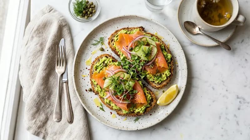 Toast con Salmone Affumicato e Avocado