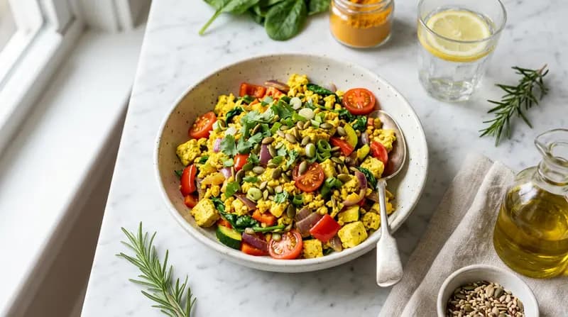 Tofu Strapazzato alla Curcuma