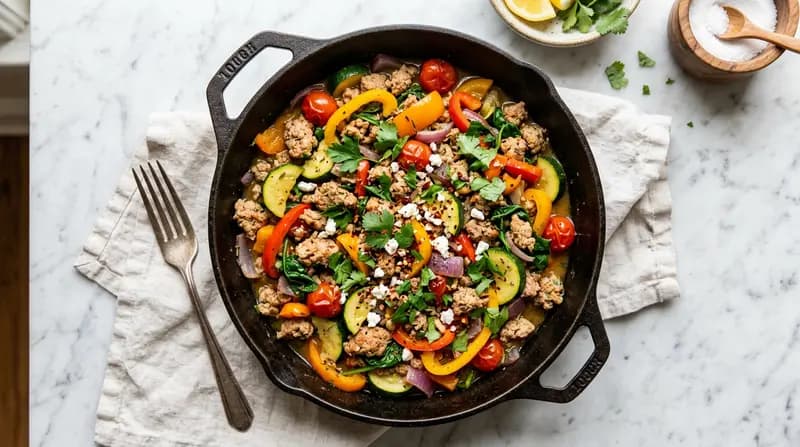 Padellata di Tacchino e Verdure