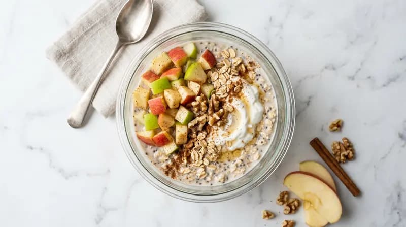 りんごのオーバーナイトオーツ