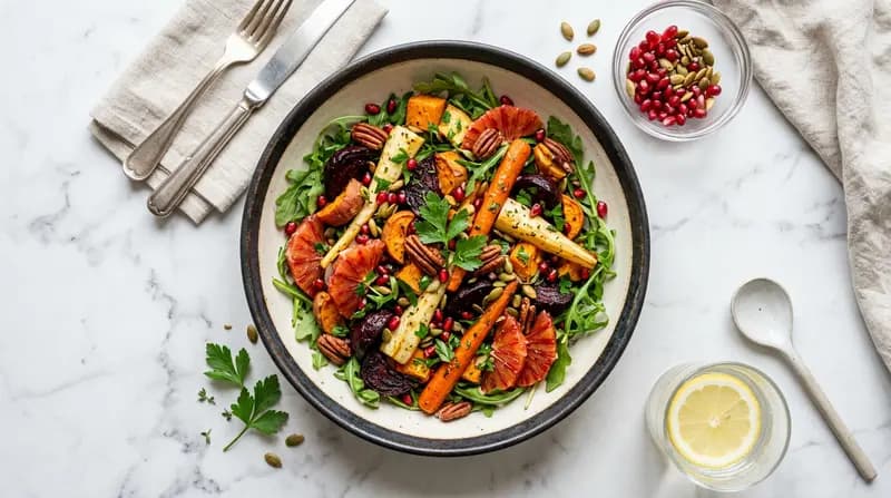 Insalata di Radici Arrostite