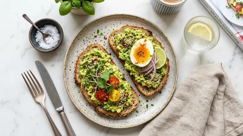 Avocado Toast su Pane Senza Glutine