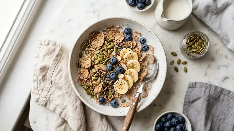 Cereali di Crusca con Semi di Zucca