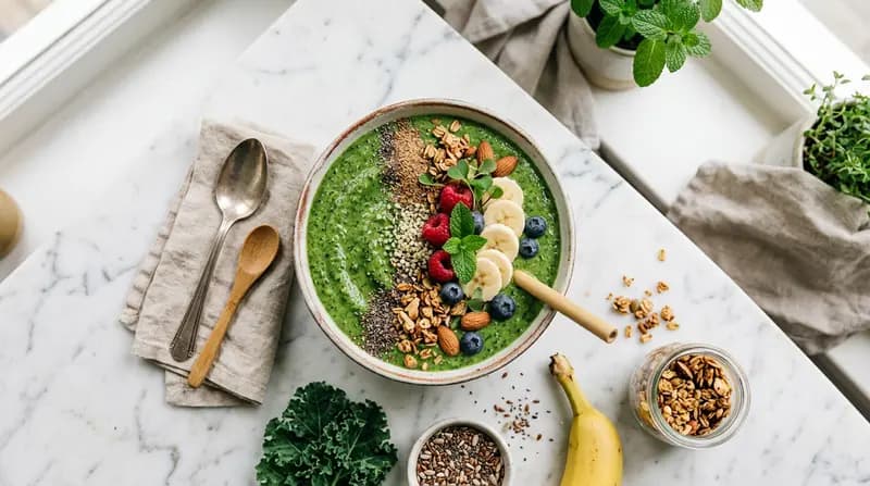 Smoothie Verde Potenziato con Fibre