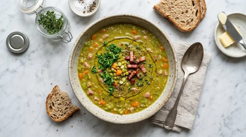 Soupe de pois cassés