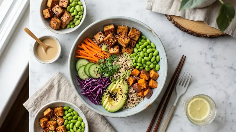 Power Bowls au Tofu et Edamame