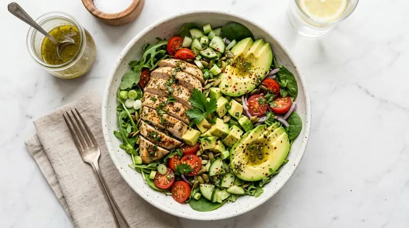 Insalata di Pollo e Avocado