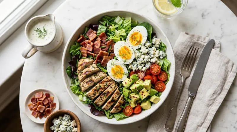 Cobb Salad con Salsa Ranch