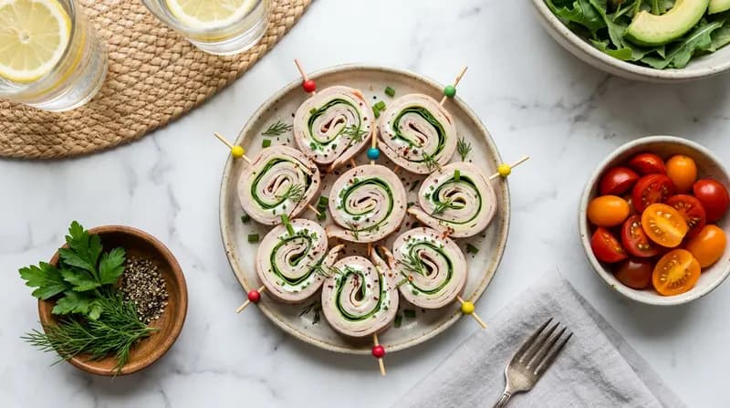 Involtini di Prosciutto di Tacchino e Formaggio