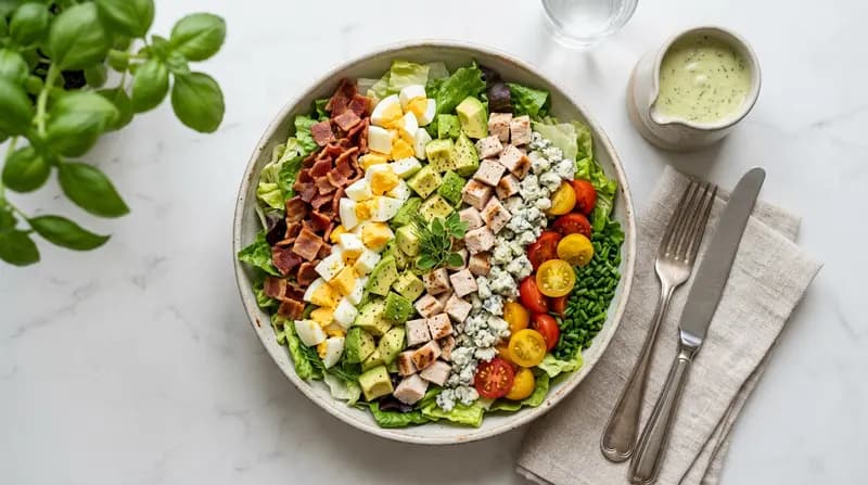 Salade Cobb à l'avocat et au bacon