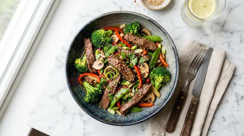 Sauté de bœuf au brocoli