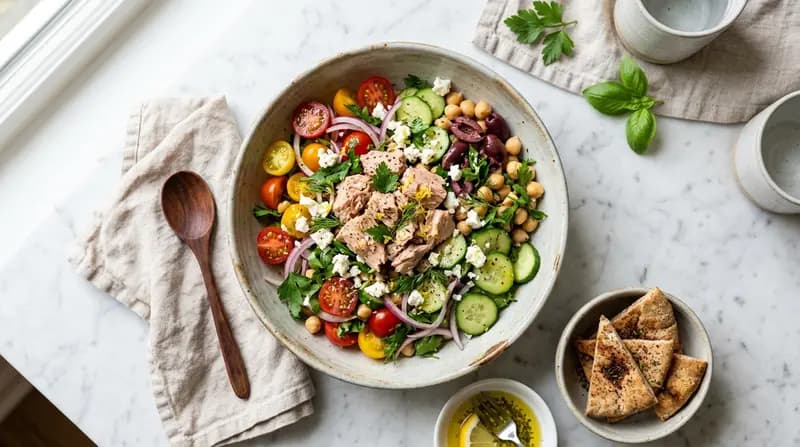 Insalata di tonno mediterranea