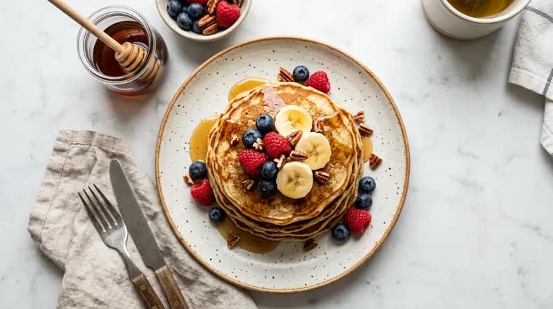 Pancakes à la banane sans céréales