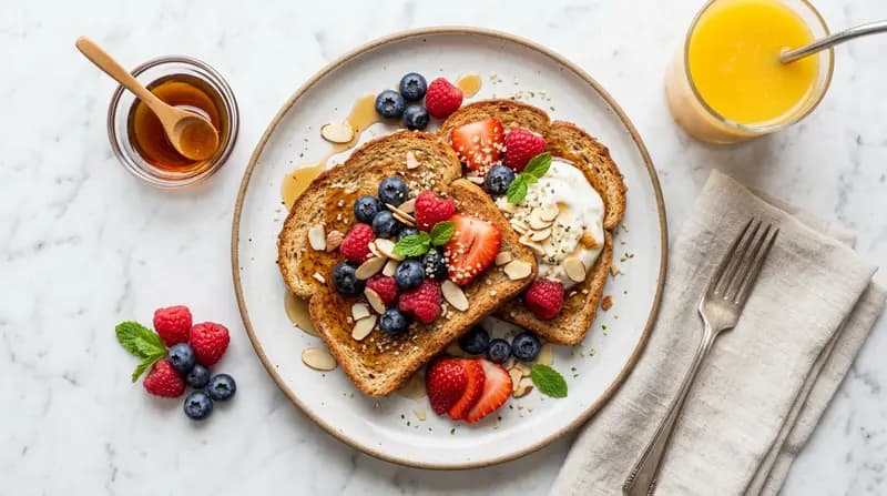 French Toast Vegano