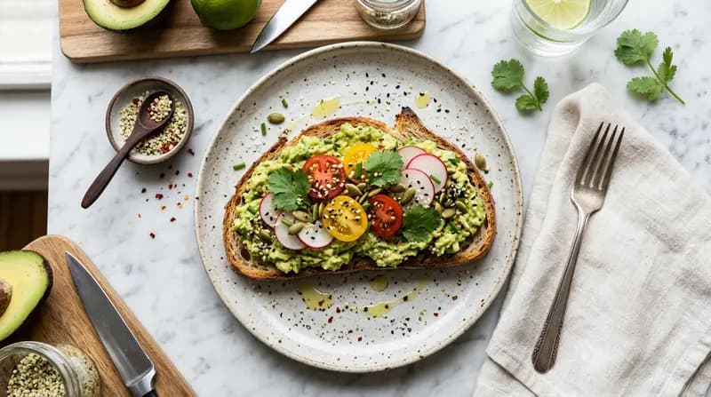 Avocado Toast su Pane a Lievitazione Naturale
