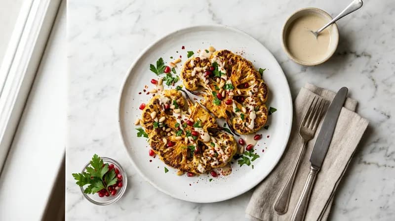 カリフラワー・ステーキのロースト