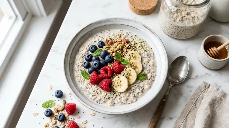 Overnight Oats con Semi di Chia