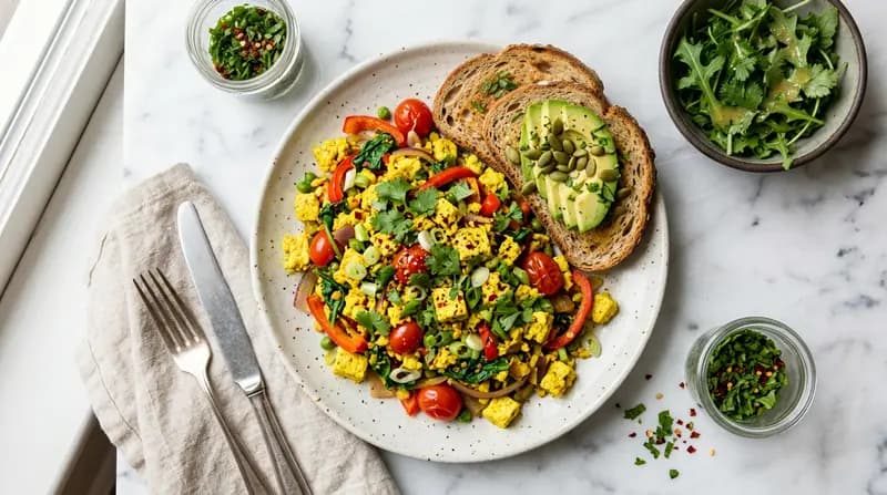 Tofu Scramble alla Curcuma