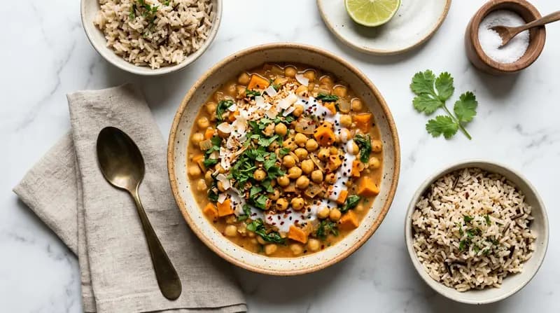 Curry di Ceci e Cocco