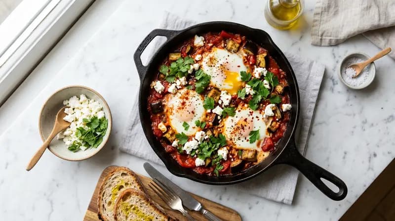 Shakshuka di Melanzane e Feta