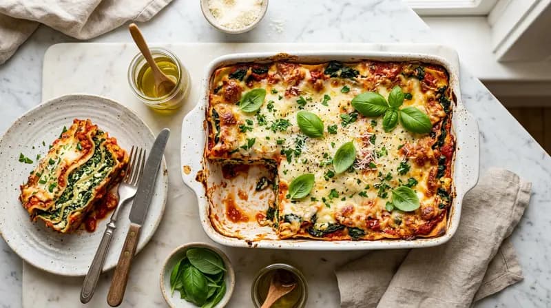 Lasagne Spinaci e Ricotta
