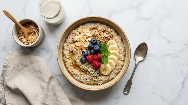 Porridge di Quinoa e Latte di Mandorla