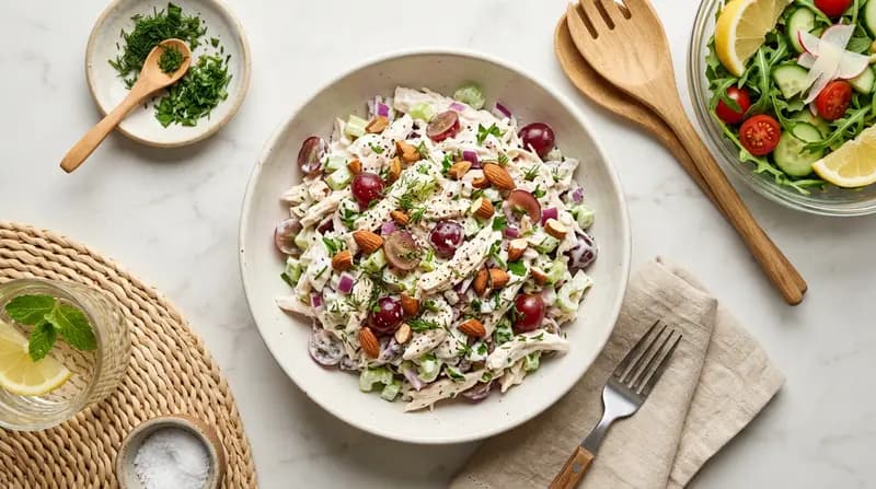 Insalata di pollo allo yogurt greco