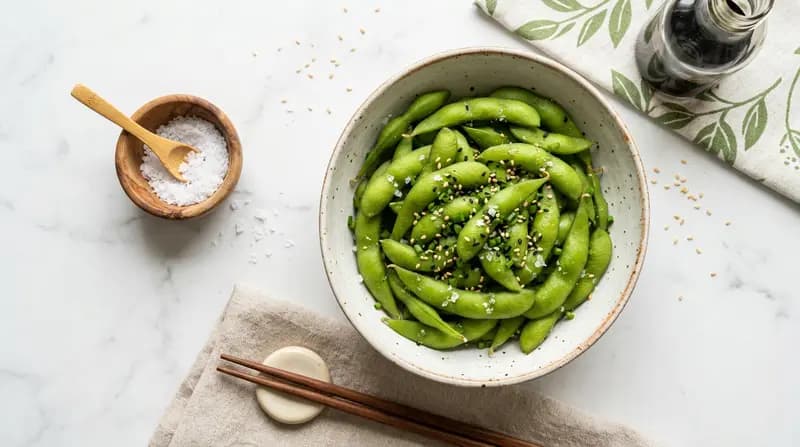 Edamame al vapore