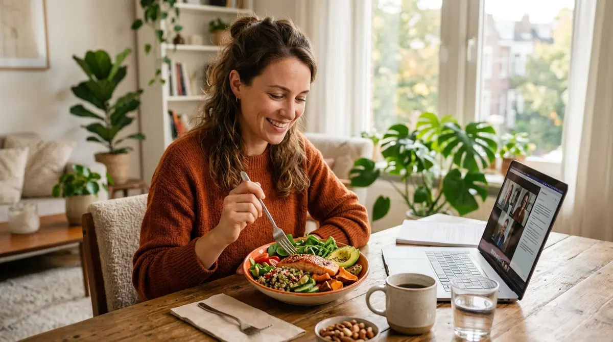 دليل حساب السعرات الحرارية للعاملين عن بُعد