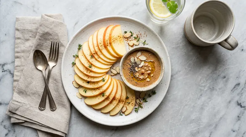 Apple & Almond Butter Snack