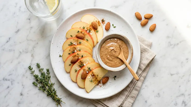 Apple and Almond Butter Snack