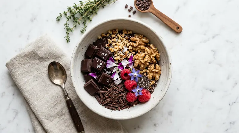 Dark Chocolate and Walnuts