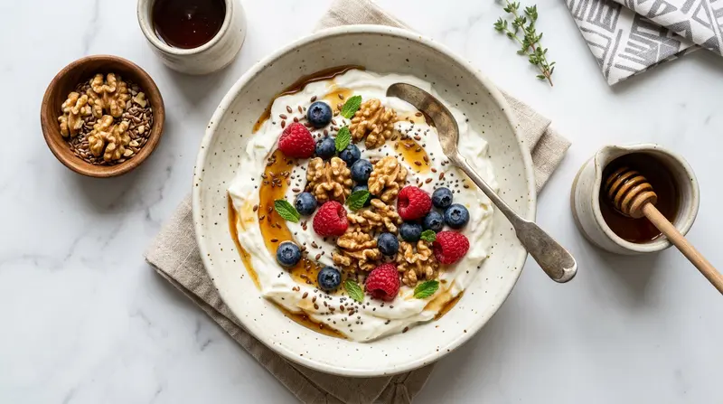 Greek Yogurt with Walnuts