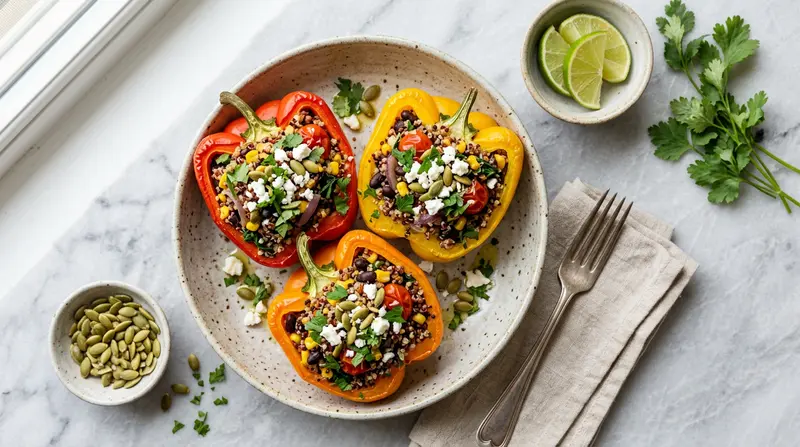 Quinoa Stuffed Bell Peppers