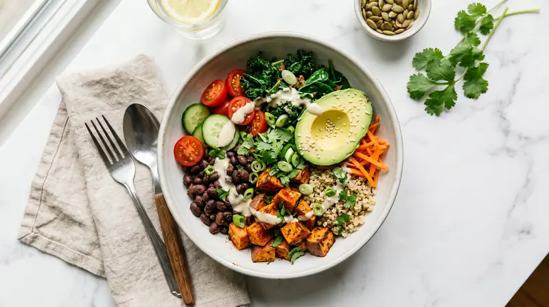 Sweet Potato and Black Bean Power Bowl