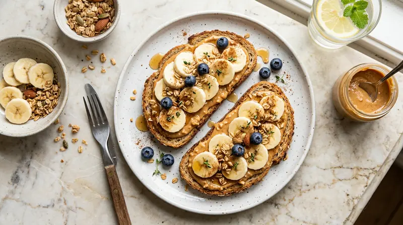 Peanut Butter & Banana Toast
