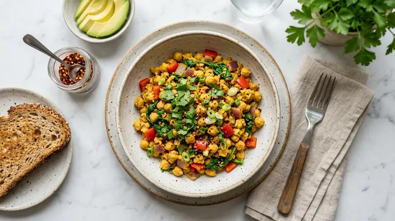 Savory Chickpea Scramble