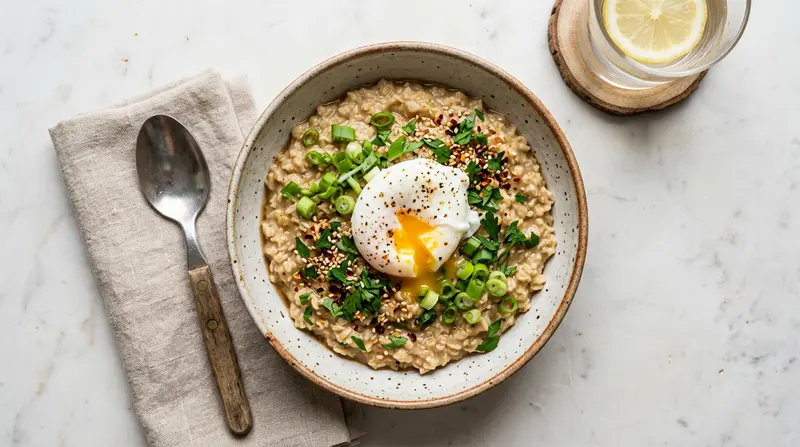 Savory Oatmeal with Egg