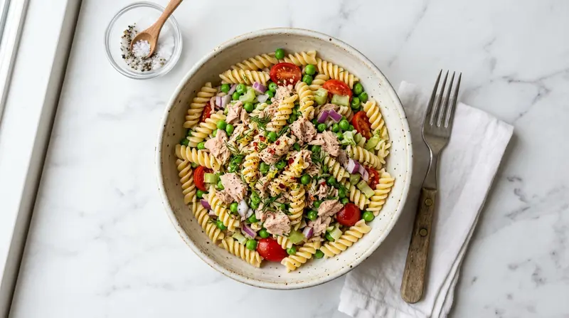 Tuna & Pea Pasta Salad